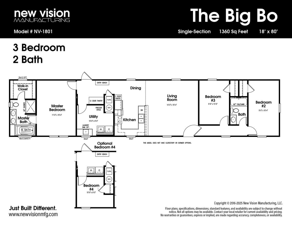 Floorplan of Big Bo model by New Vision