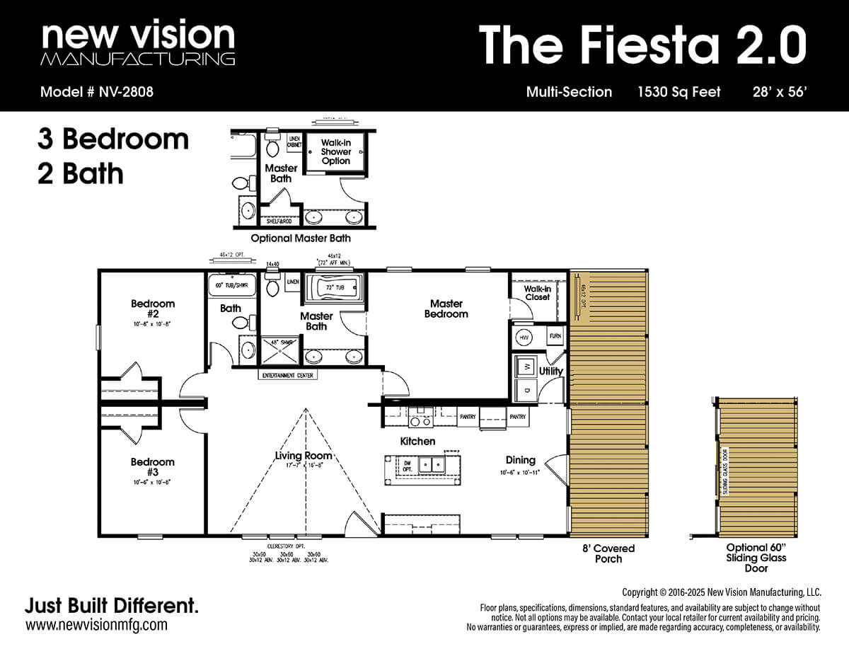Floorplan of Fiesta 2 by New Vision Floorplan of Fiesta 2 by New Vision Manufacturing