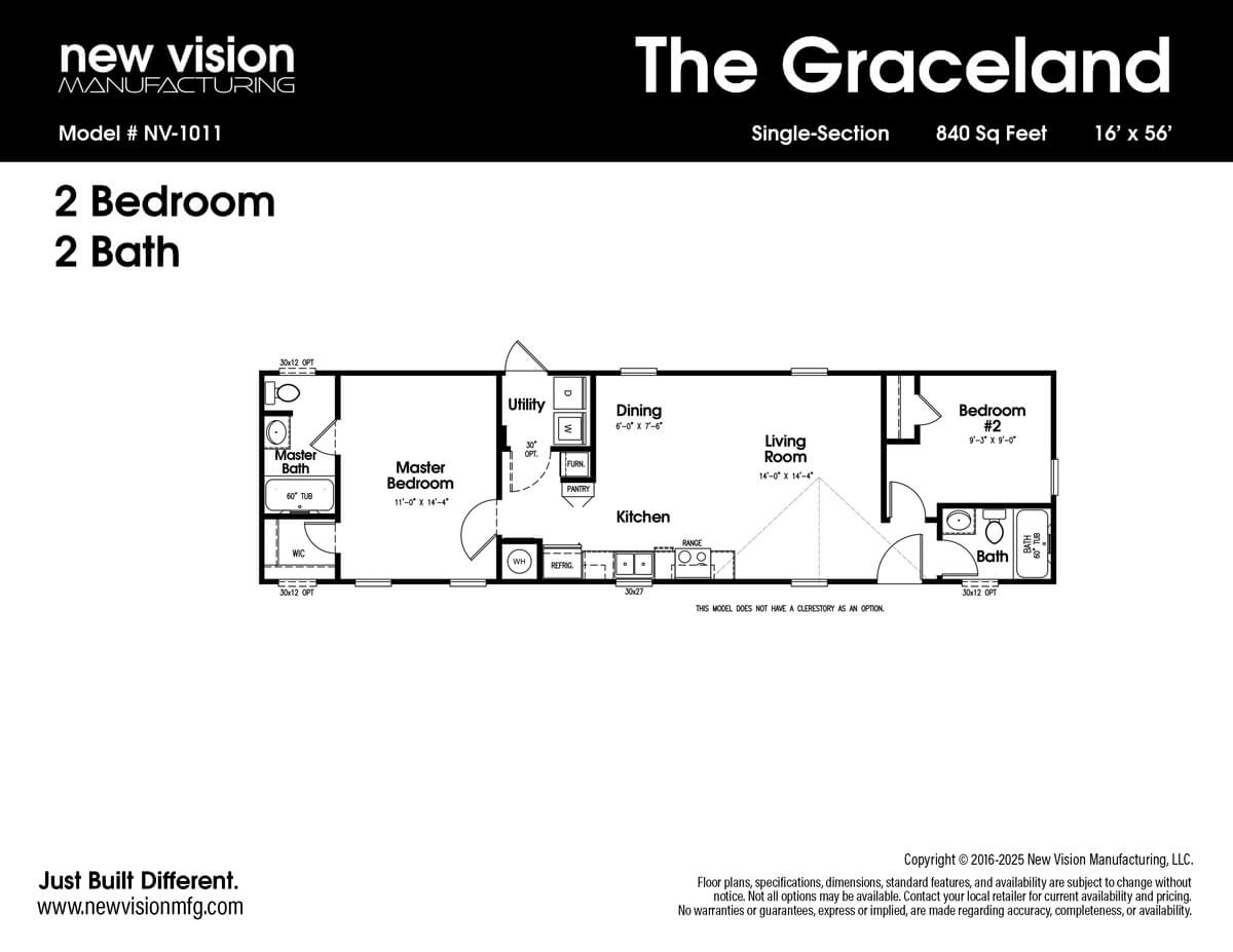 Floorplan of The Graceland by New Vision