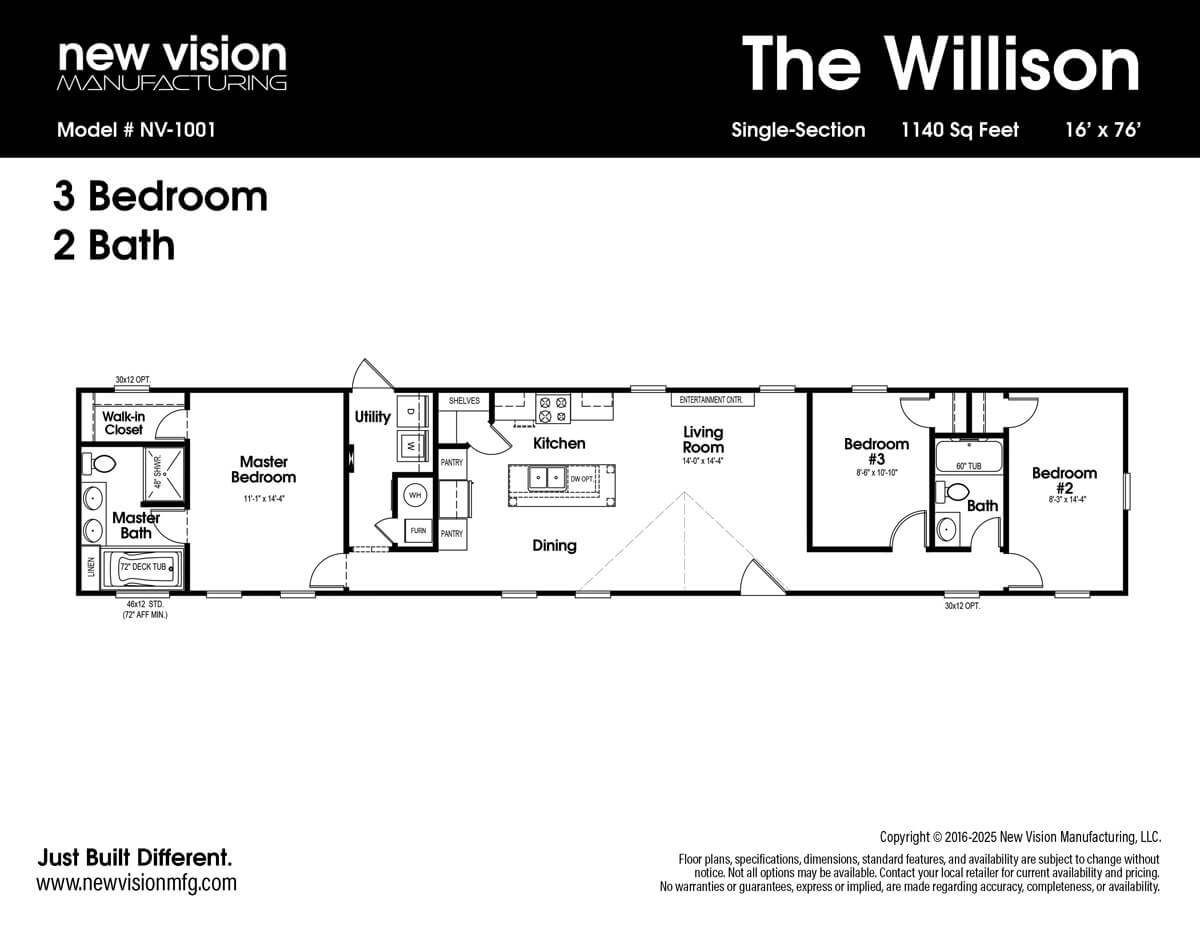 The Willison by New Vision Floorplan of The Willison