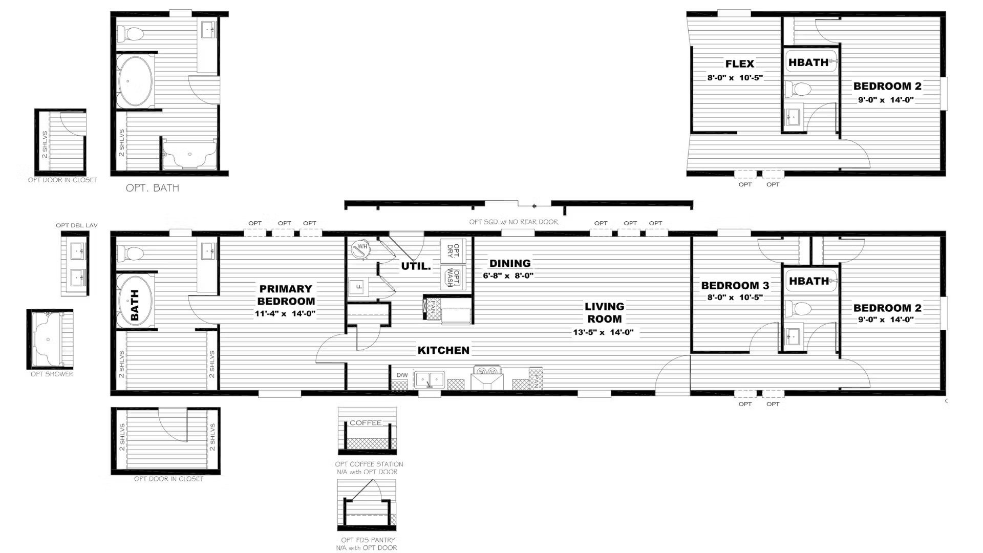 Floorplan of Clayton Desire home for sale in Ada, Oklahoma