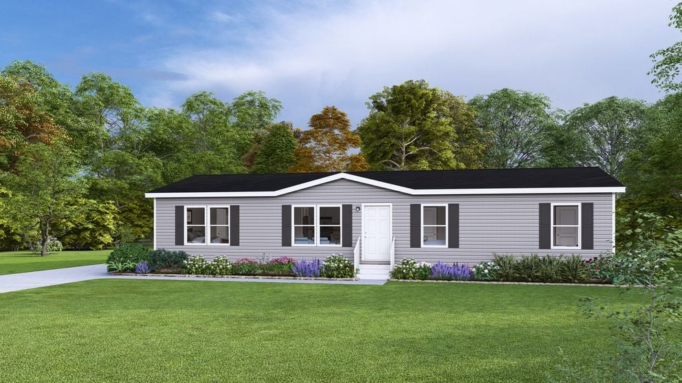 Exterior of Clayton Aspire 28x56 manufactured home in Ada Oklahoma