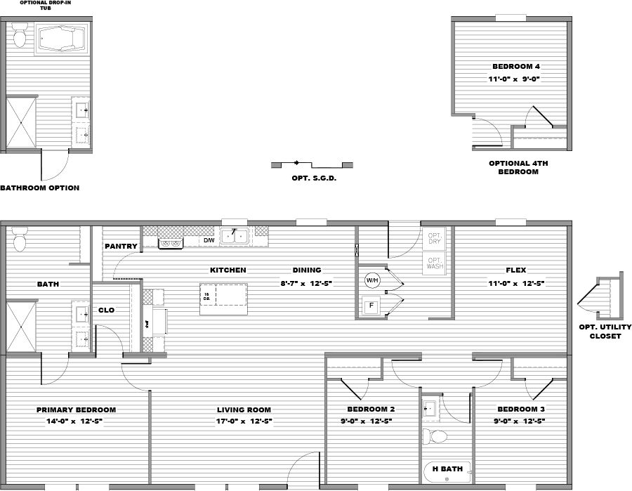 Floorplan of Clayton Aspire 38hzn28563ah